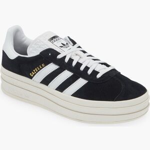 Adidas Gazelle Women's Black and White Sneakers